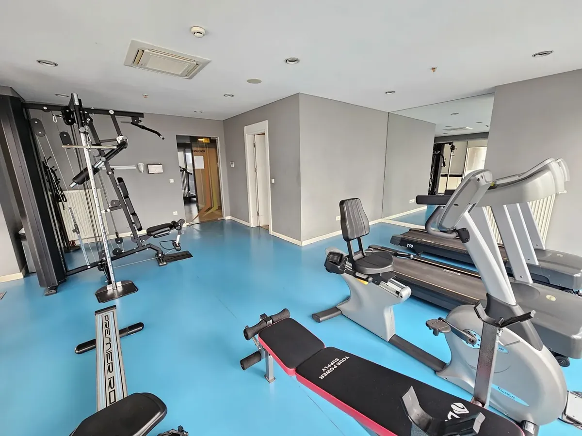 Binadaki fitness salonu